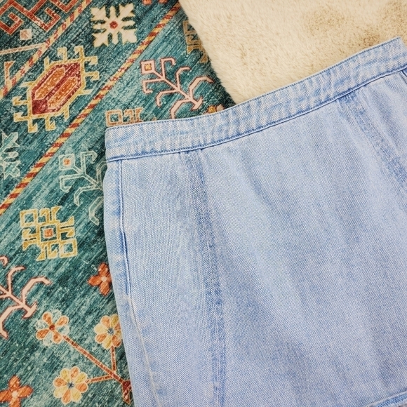 Pacsun Scalloped Hem Denim Skirt 26 - Picture 2 of 6